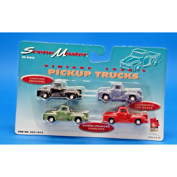 NOS Life-Like Trains,Scene Master, Vintage 1950's PICKUP TRUCKS 1613 HO Scale - Picture 9 of 13